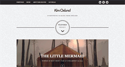 Desktop Screenshot of kimoxlund.com