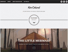 Tablet Screenshot of kimoxlund.com